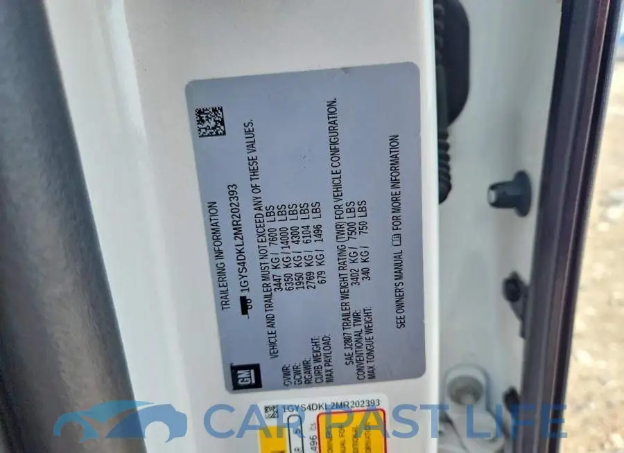 1GYS4DKL2MR202393# 13