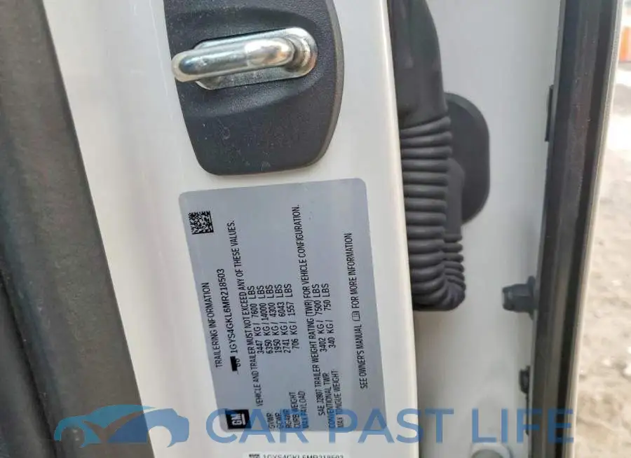 1GYS4GKL6MR218503# 12