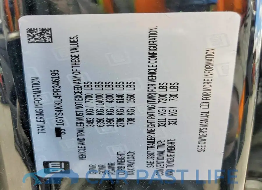 1GYS4KKL4PR346195# 13