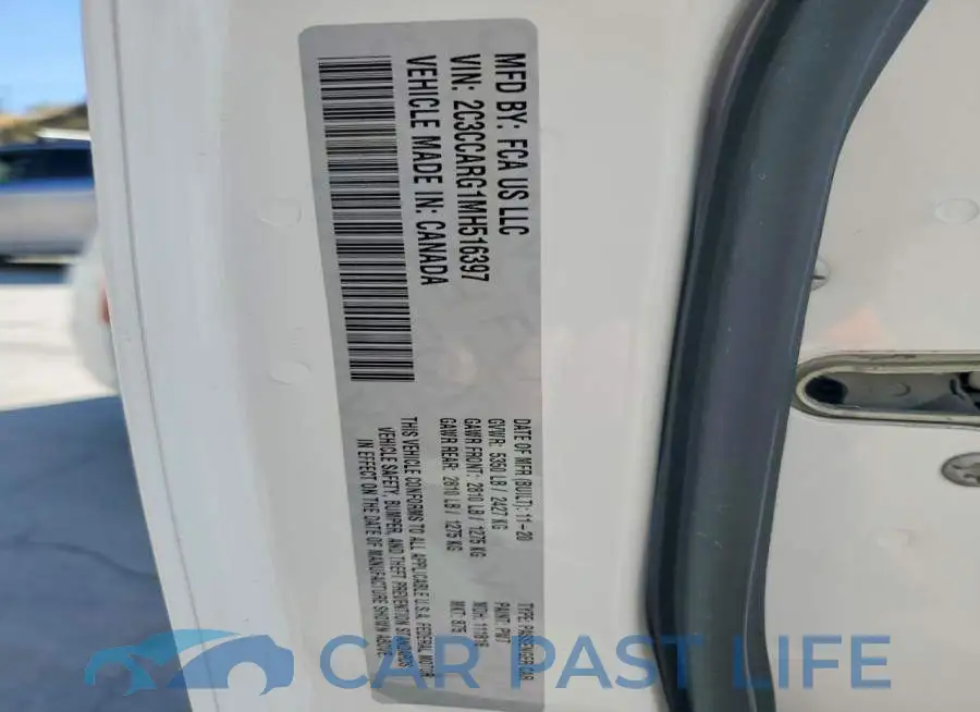 2C3CCARG1MH516397# 12