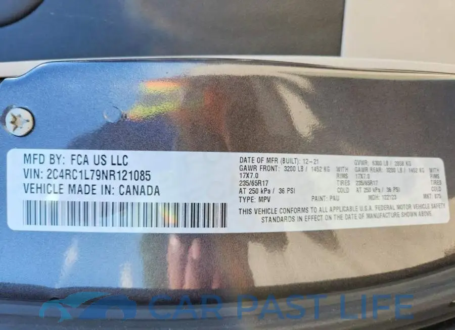 2C4RC1L79NR121085# 14