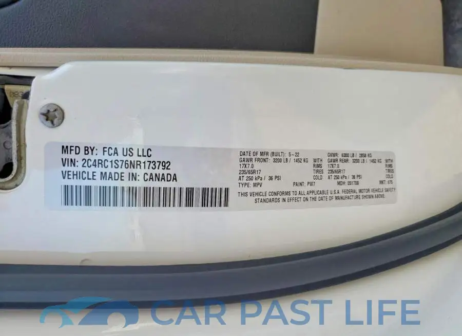 2C4RC1S76NR173792# 13