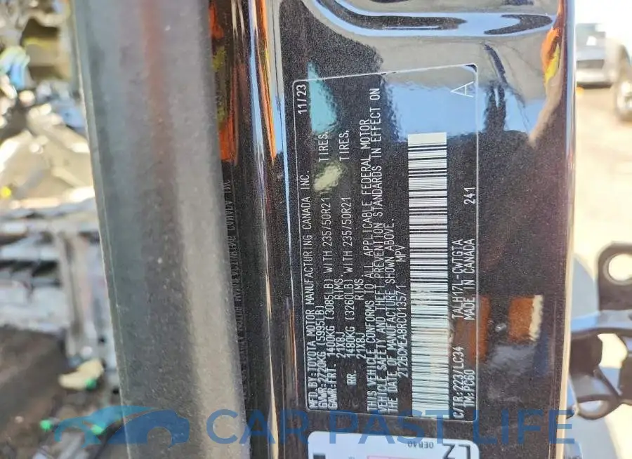 2T2BCMEA8RC013571# 13