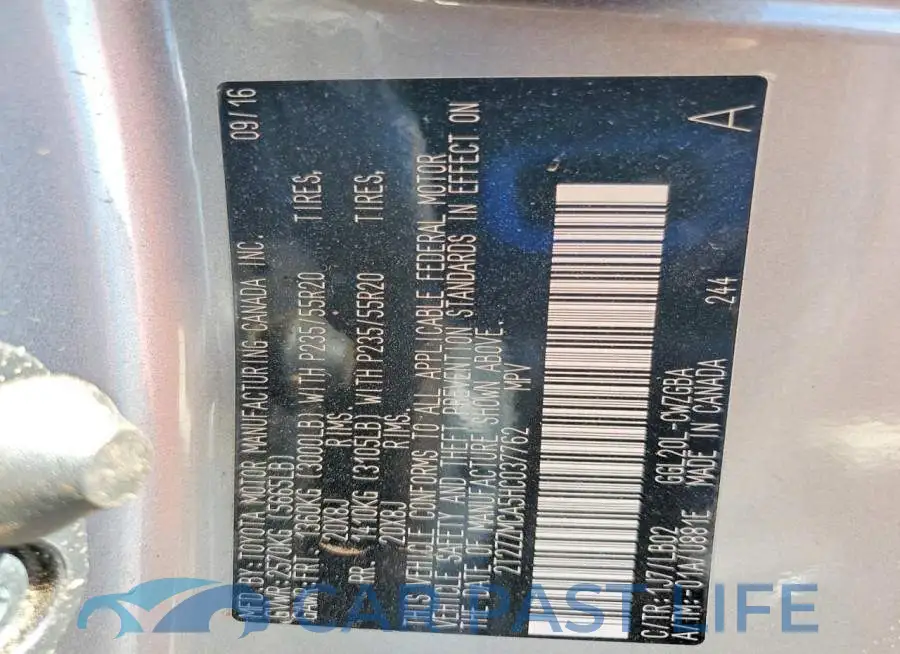 2T2ZZMCA5HC037762# 12