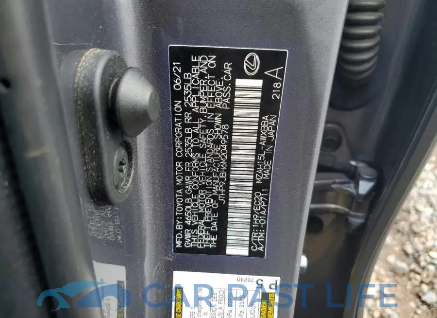 JTHP9JBH6M2049578# 13