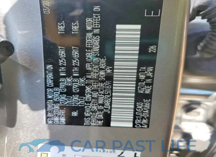 JTJDARBZ9L5018791# 12
