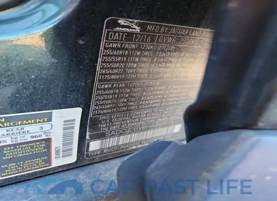 SADCJ2BV6HA499671# 13