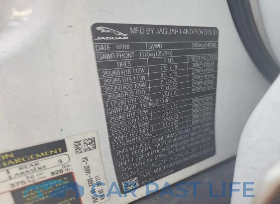 SADCK2FX2KA361111# 13