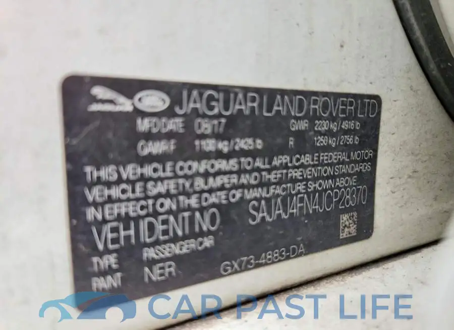 SAJAJ4FN4JCP28370# 12