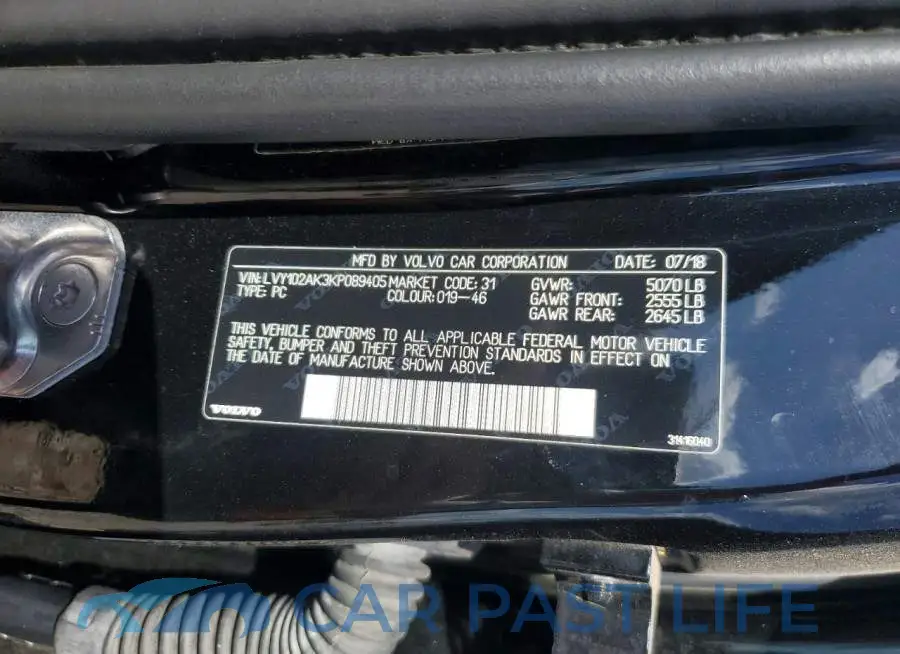 LVY102AK3KP089405# 12