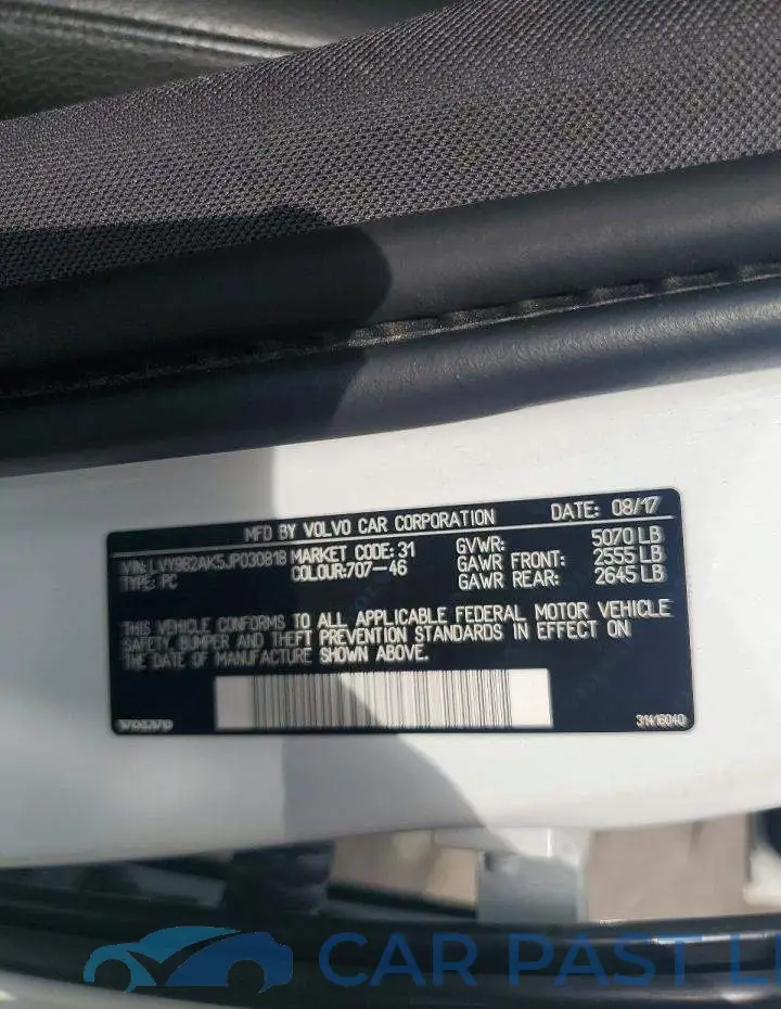 LVY982AK5JP030818# 12
