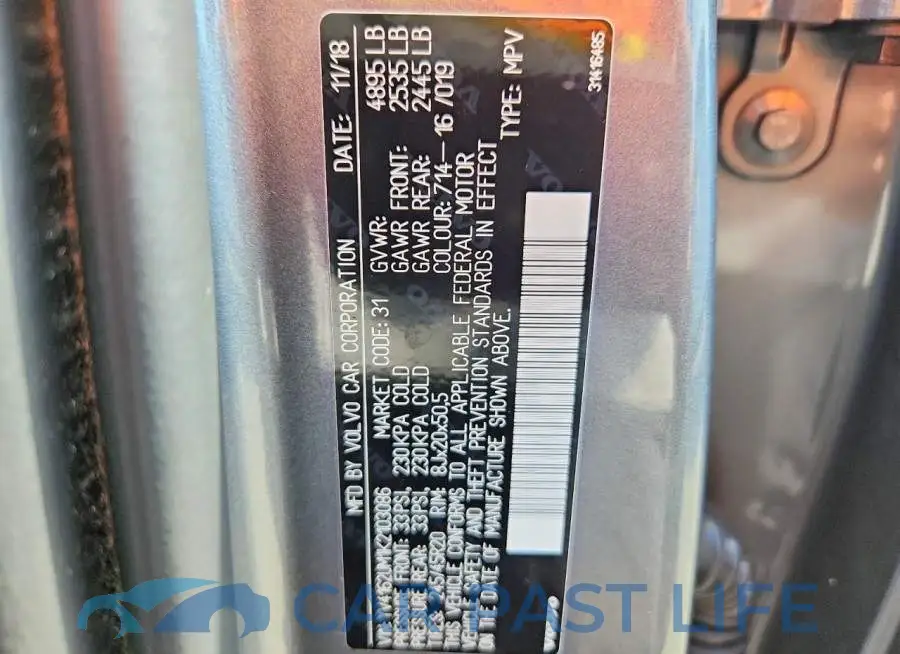 YV4162UM1K2103086# 12