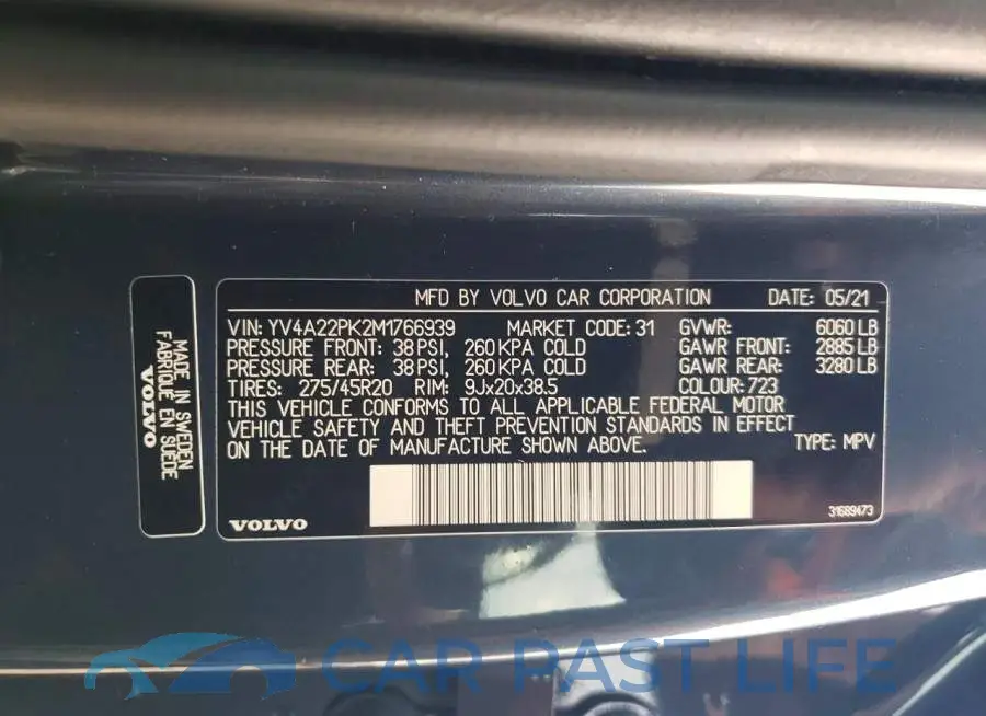 YV4A22PK2M1766939# 13