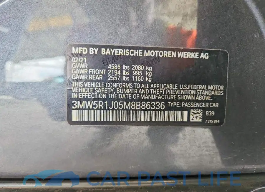 3MW5R1J05M8B86336# 12