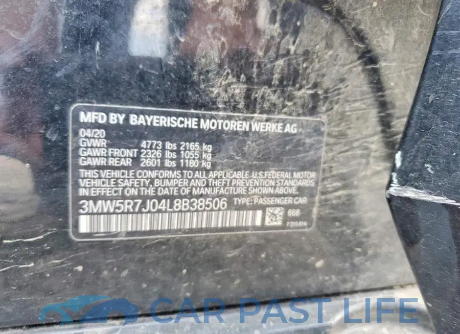 3MW5R7J04L8B38506# 13