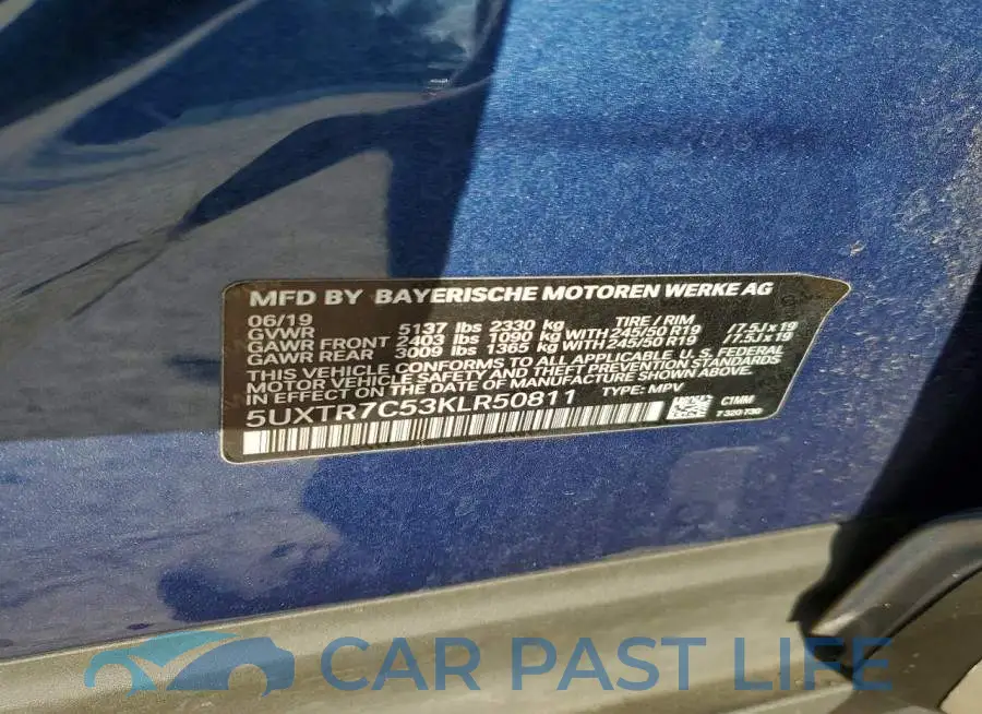 5UXTR7C53KLR50811# 14