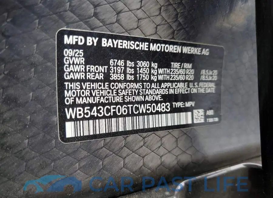 WB543CF06TCW50483# 14