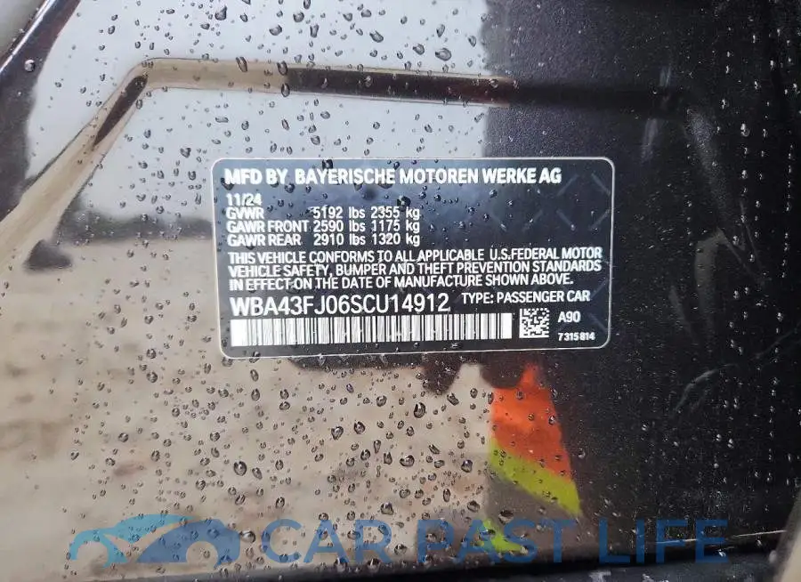 WBA43FJ06SCU14912# 12