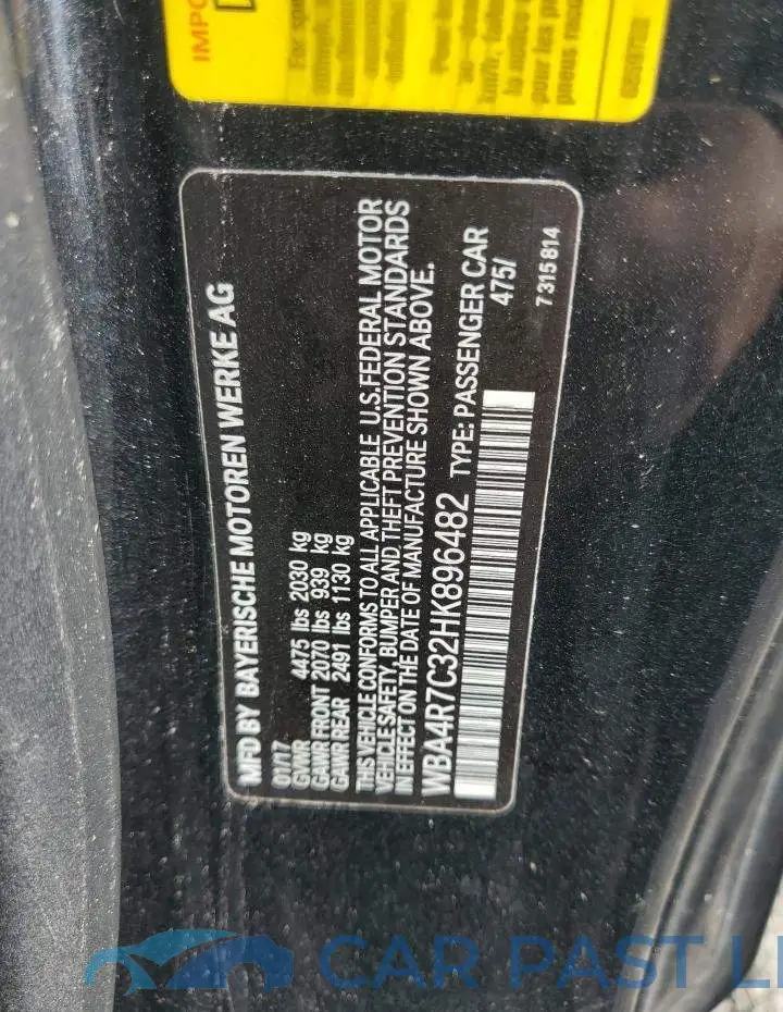WBA4R7C32HK896482# 12