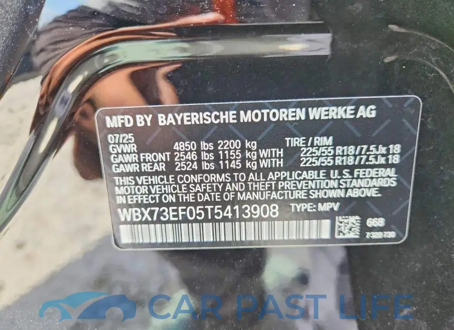 WBX73EF05T5413908# 13