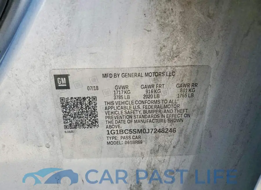 1G1BC5SM0J7248246# 13