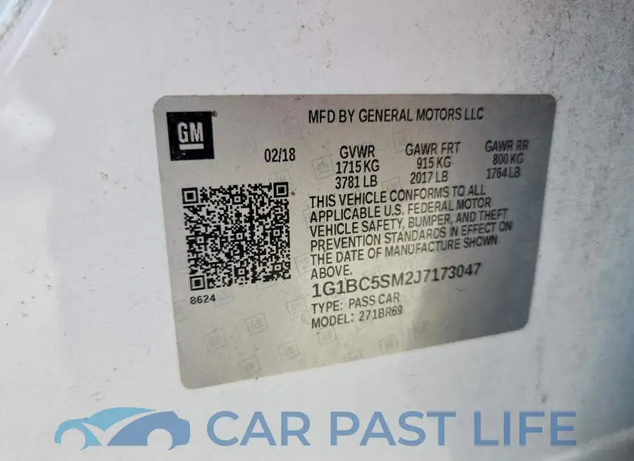 1G1BC5SM2J7173047# 13