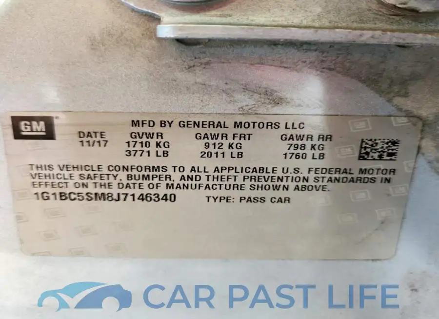 1G1BC5SM8J7146340# 12