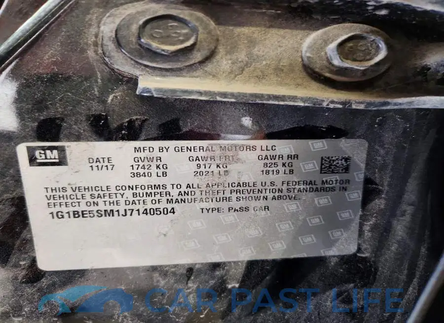 1G1BE5SM1J7140504# 13