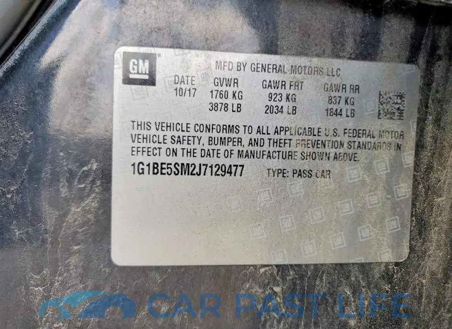 1G1BE5SM2J7129477# 12