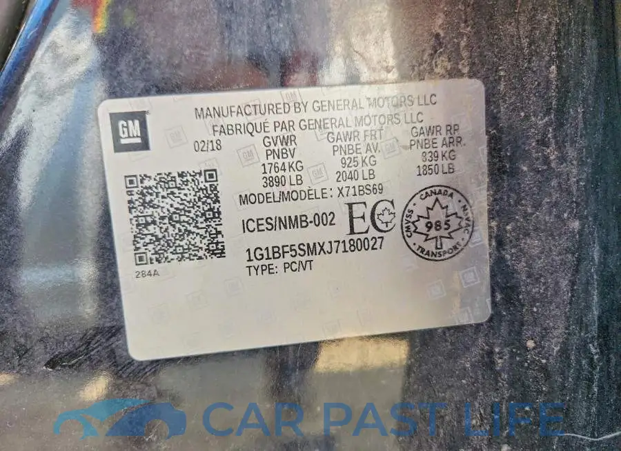 1G1BF5SMXJ7180027# 13