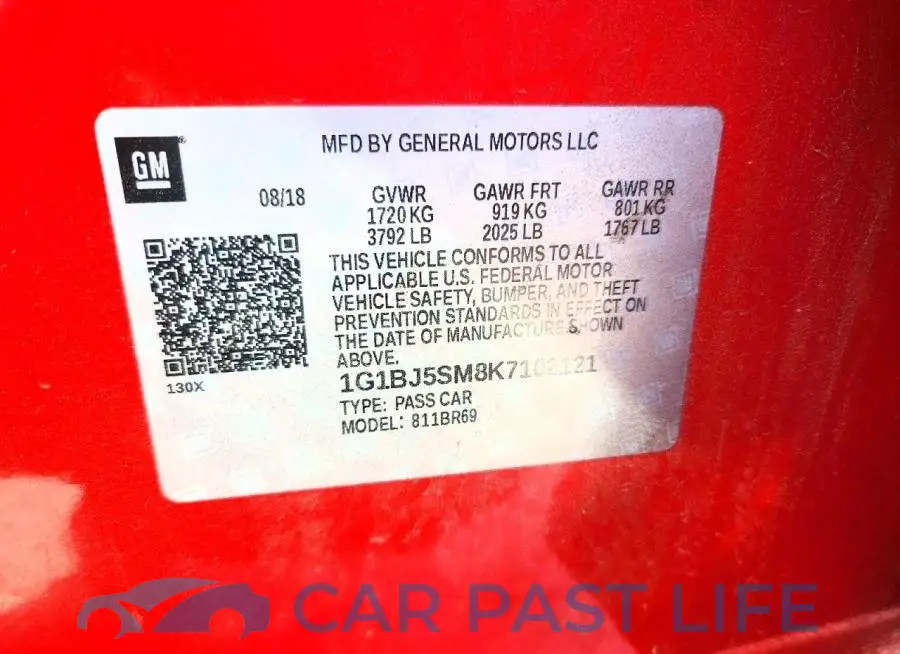 1G1BJ5SM8K7102121# 12