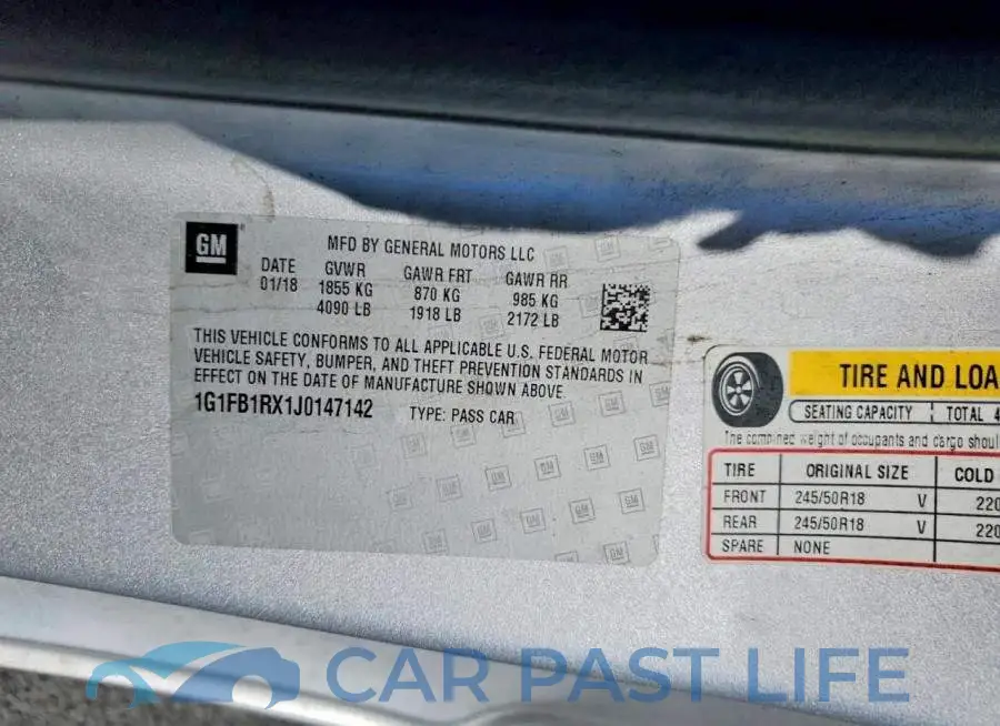 1G1FB1RX1J0147142# 12