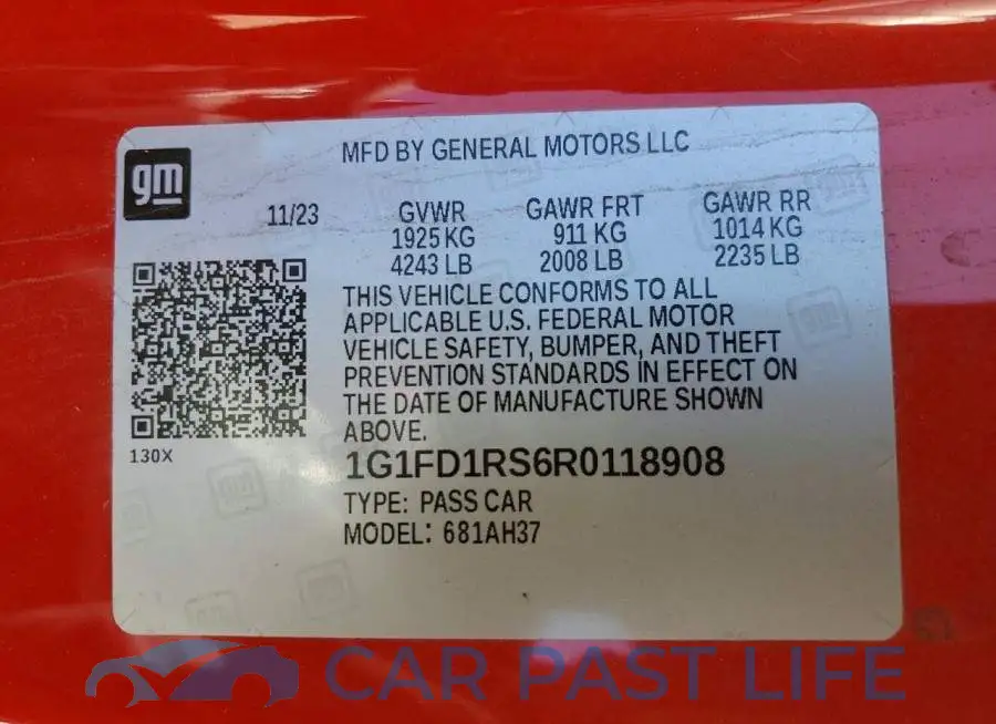 1G1FD1RS6R0118908# 13