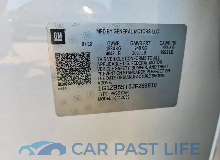 1G1ZB5ST0JF269810# 12