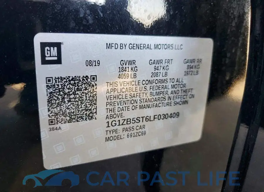 1G1ZB5ST6LF030409# 12