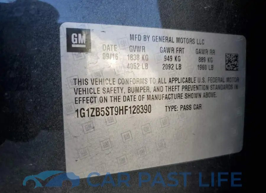 1G1ZB5ST9HF128390# 12