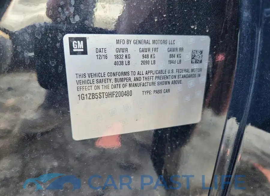 1G1ZB5ST9HF200480# 13