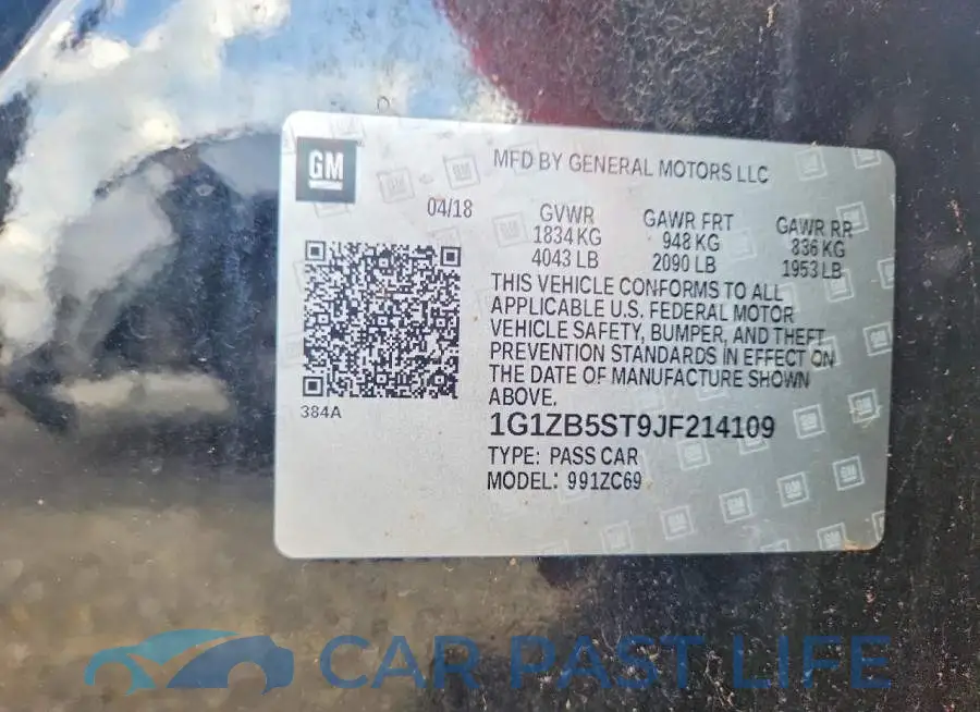 1G1ZB5ST9JF214109# 12