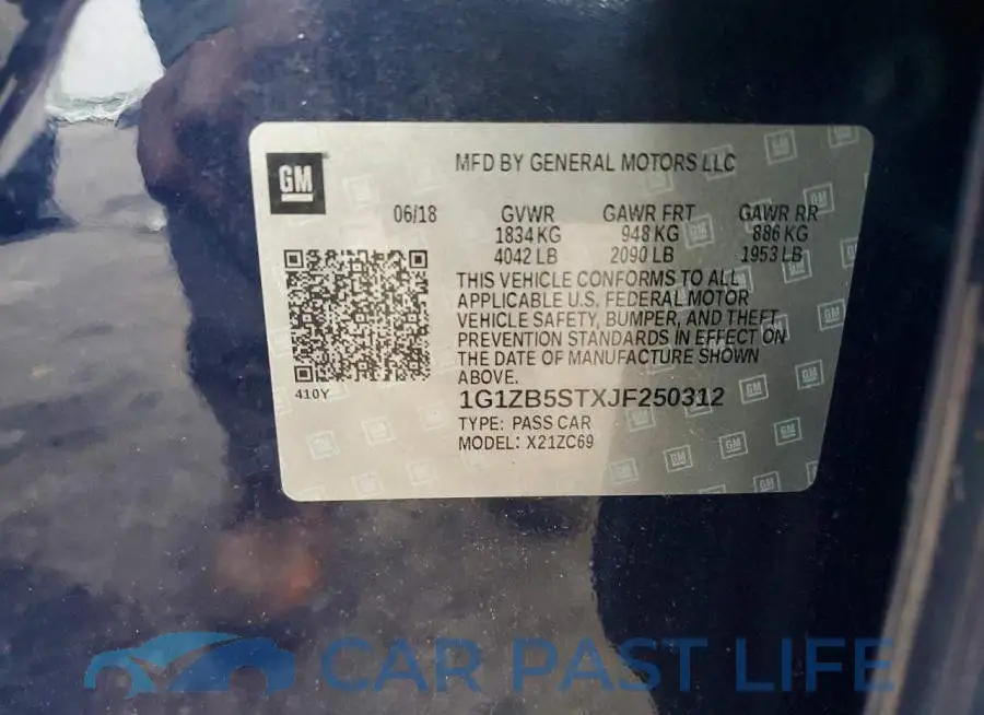 1G1ZB5STXJF250312# 12
