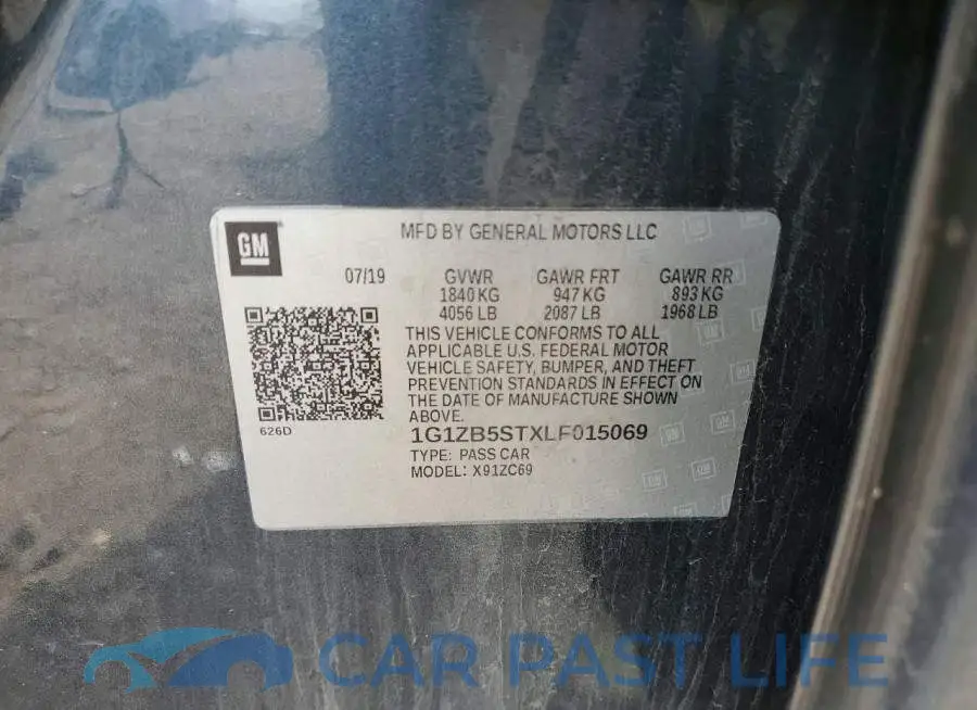 1G1ZB5STXLF015069# 12