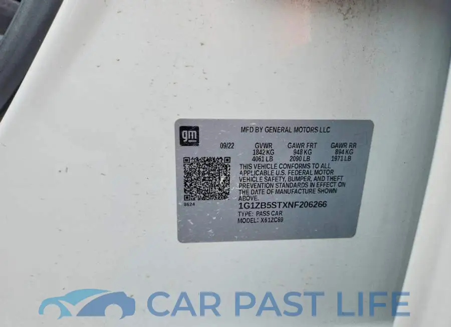 1G1ZB5STXNF206266# 13