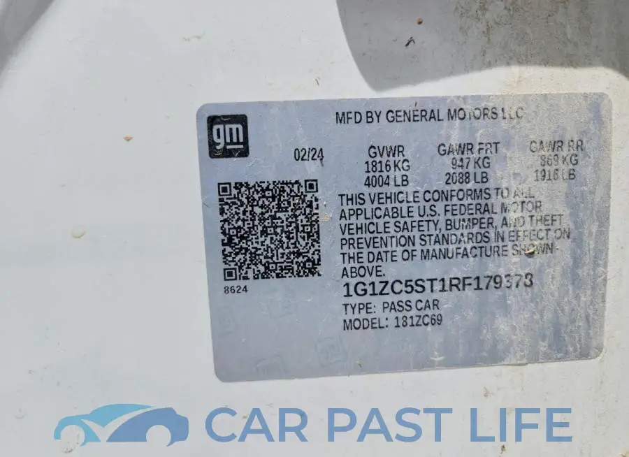1G1ZC5ST1RF179378# 12
