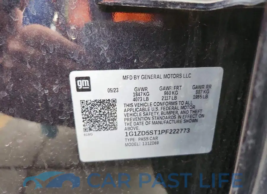 1G1ZD5ST1PF222773# 12