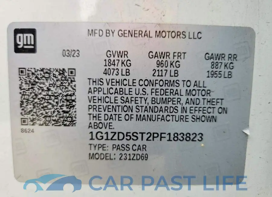 1G1ZD5ST2PF183823# 12