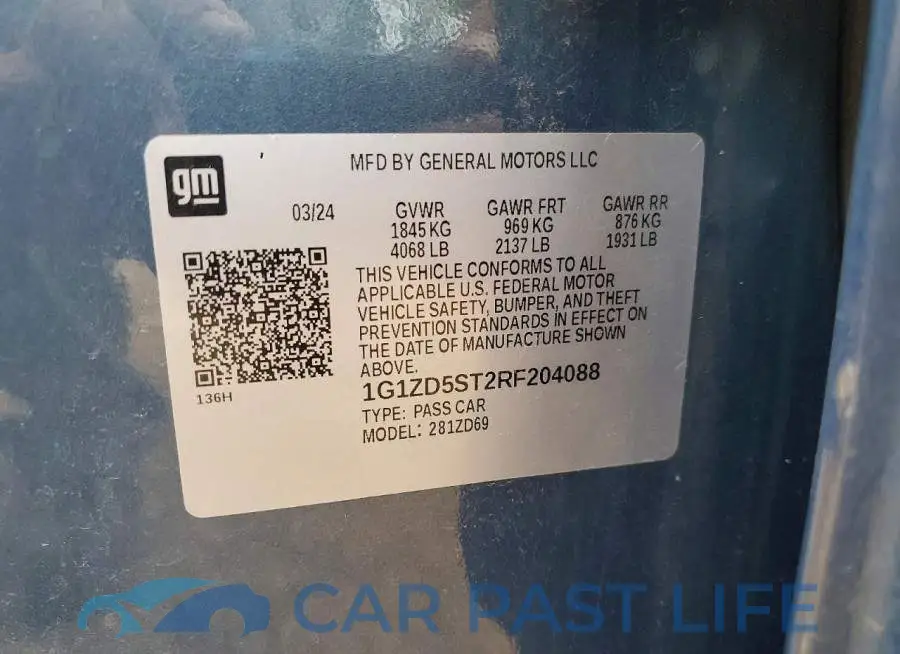 1G1ZD5ST2RF204088# 12