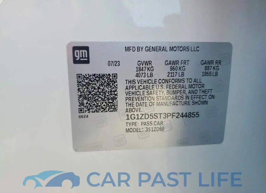 1G1ZD5ST3PF244855# 12