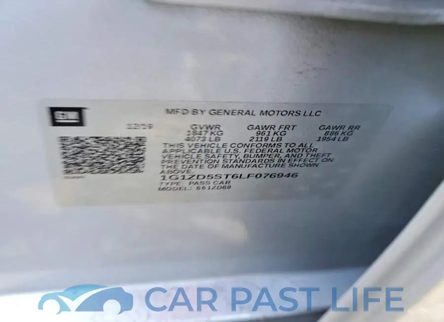 1G1ZD5ST6LF076946# 12