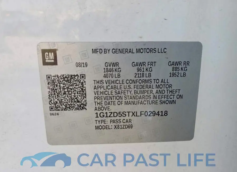 1G1ZD5STXLF029418# 12