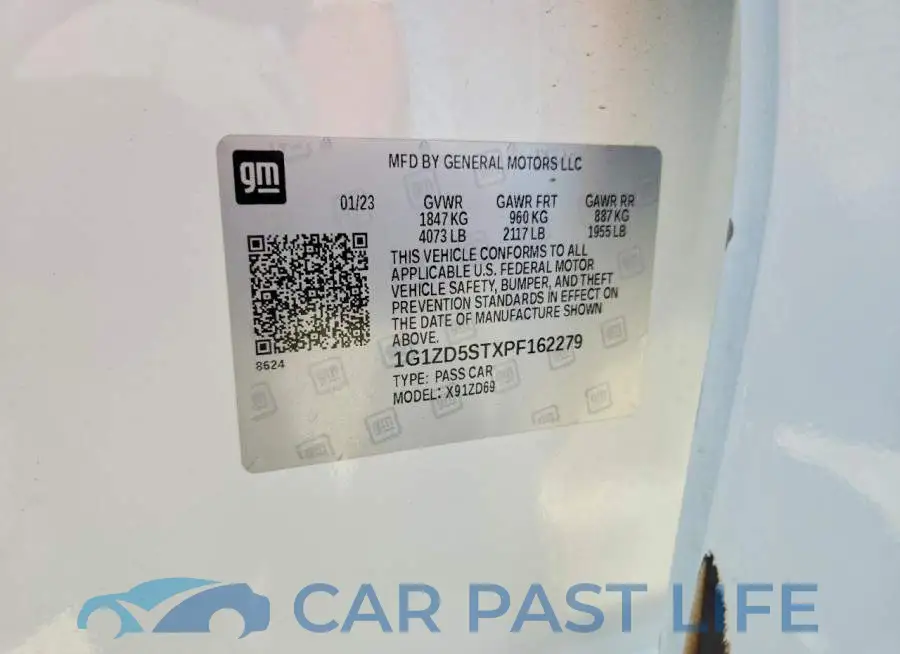 1G1ZD5STXPF162279# 12