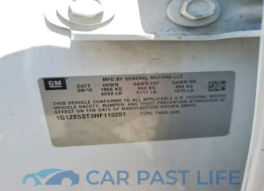 1G1ZE5ST3HF110281# 12